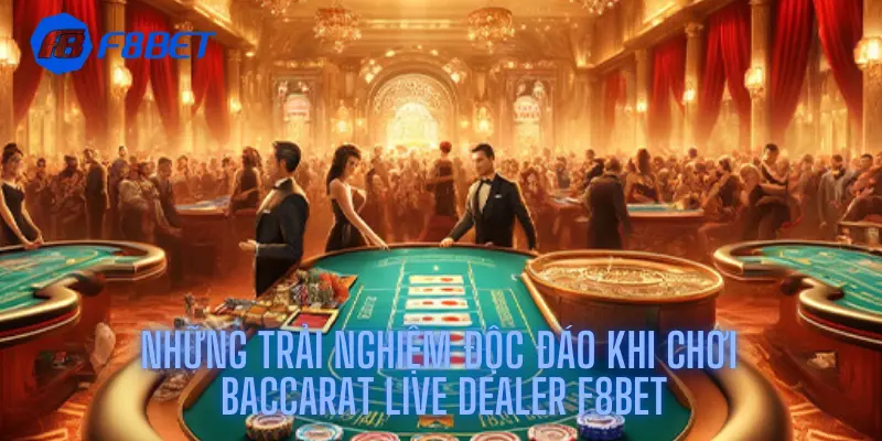 Những trải nghiệm độc đáo khi chơi Baccarat Live Dealer F8bet